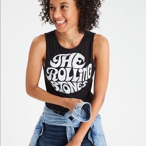 AE Bodysuit with Rolling Stones graphic